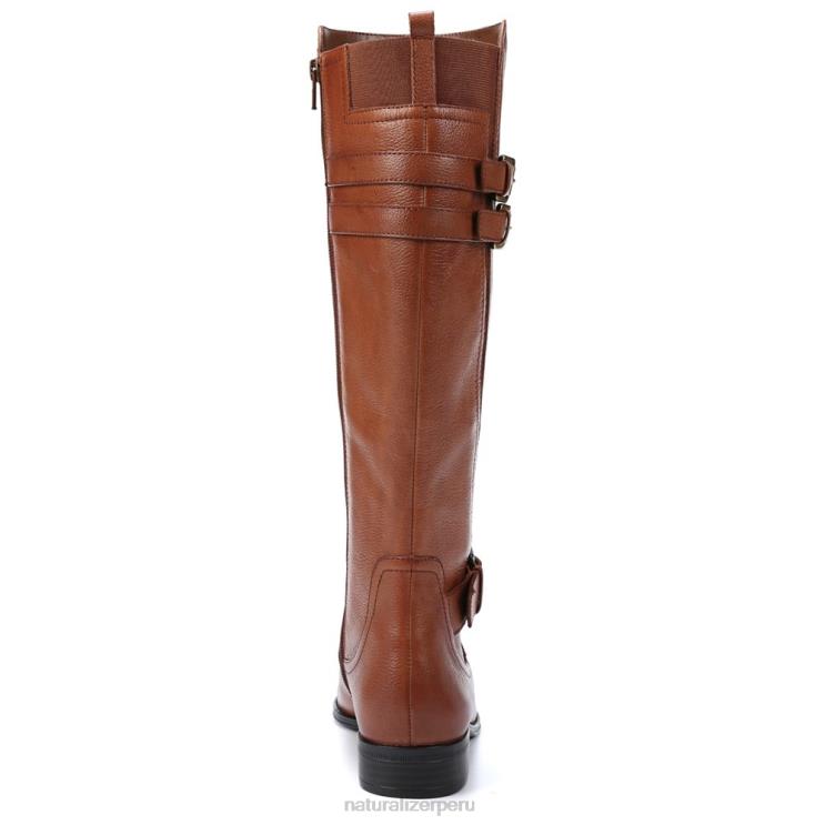 mujer Naturalizer cuero de pan de plátano botas hasta la rodilla de pantorrilla ancha jessie RTZ4T273 - Imagen 6