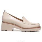 mujer Naturalizer cuero de piel de porcelana mocasines con suela dentada Darry RTZ4T166 - Imagen 2