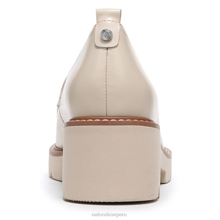 mujer Naturalizer cuero de piel de porcelana mocasines con suela dentada Darry RTZ4T166 - Imagen 6