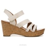 mujer Naturalizer cuero de porcelana sandalia con cuña cynthia RTZ4T368 - Imagen 2