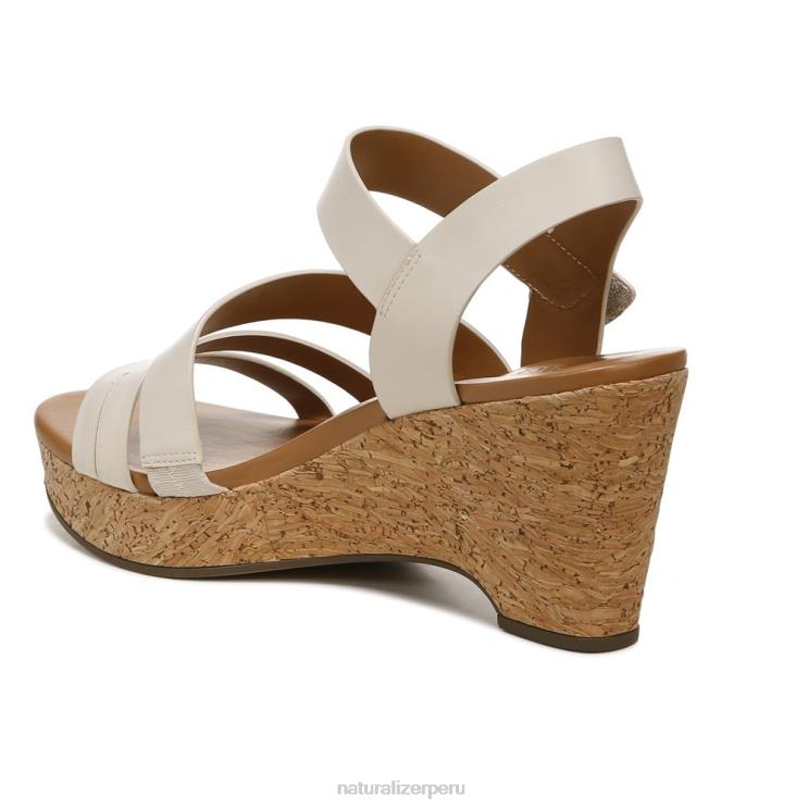 mujer Naturalizer cuero de porcelana sandalia con cuña cynthia RTZ4T368 - Imagen 8