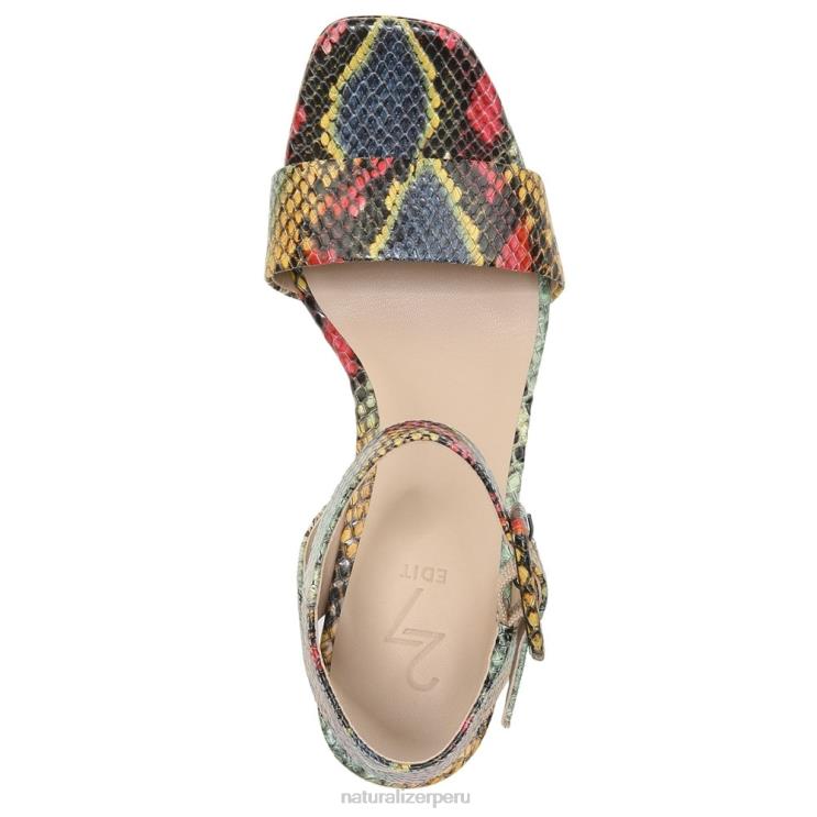 mujer Naturalizer cuero de serpiente múltiple sandalia de vestir jaselle 27 edit RTZ4T212 - Imagen 4