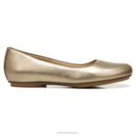 mujer Naturalizer cuero dorado claro bailarinas maxwell RTZ4T186 - Imagen 2