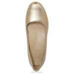 mujer Naturalizer cuero dorado claro bailarinas maxwell RTZ4T186 - Imagen 4