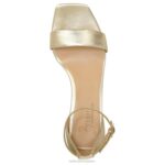 mujer Naturalizer cuero dorado claro sandalia de vestir iriss 27 edit RTZ4T119 - Imagen 4