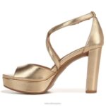 mujer Naturalizer cuero dorado oscuro sandalia de vestir melody RTZ4T98 - Imagen 3