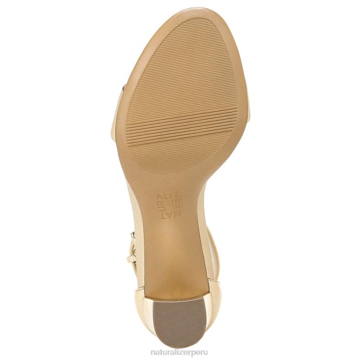 mujer Naturalizer cuero dorado oscuro sandalia de vestir vera RTZ4T11 - Imagen 7