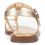 mujer Naturalizer cuero dorado oscuro sandalia fifi RTZ4T357 - Imagen 6