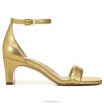 mujer Naturalizer cuero dorado sandalia de vestir iriss 27 edit RTZ4T115 - Imagen 2