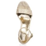 mujer Naturalizer cuero dorado sandalia de vestir kinsley RTZ4T46 - Imagen 4
