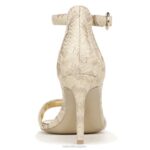 mujer Naturalizer cuero dorado sandalia de vestir kinsley RTZ4T46 - Imagen 6