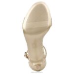 mujer Naturalizer cuero dorado sandalia de vestir kinsley RTZ4T46 - Imagen 7