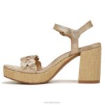 mujer Naturalizer cuero dorado suave sandalia pandora RTZ4T340 - Imagen 3