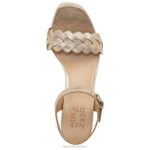 mujer Naturalizer cuero dorado suave sandalia pandora RTZ4T340 - Imagen 4