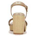 mujer Naturalizer cuero dorado suave sandalia pandora RTZ4T340 - Imagen 6
