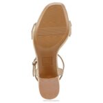 mujer Naturalizer cuero dorado suave sandalia pandora RTZ4T340 - Imagen 7
