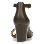 mujer Naturalizer cuero espresso sandalia de vestir vera RTZ4T5 - Imagen 6