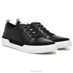 mujer Naturalizer cuero granulado negro 27 editar zapatilla valarie RTZ4T274