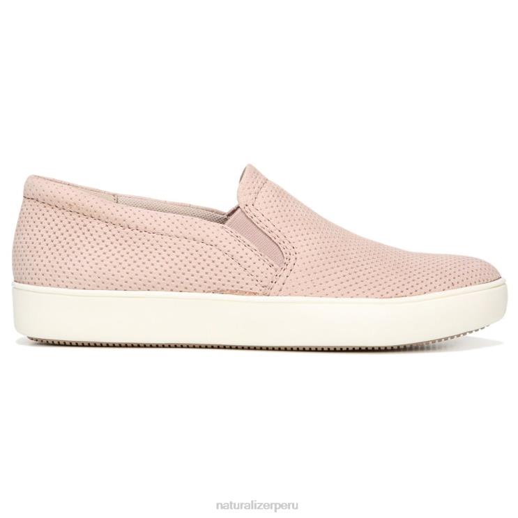 mujer Naturalizer cuero malva marianne slip en la zapatilla de deporte RTZ4T512 - Imagen 2