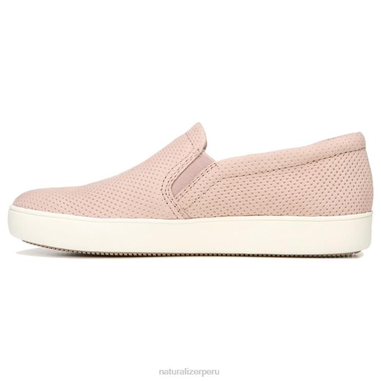 mujer Naturalizer cuero malva marianne slip en la zapatilla de deporte RTZ4T512 - Imagen 3