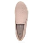 mujer Naturalizer cuero malva marianne slip en la zapatilla de deporte RTZ4T512 - Imagen 4