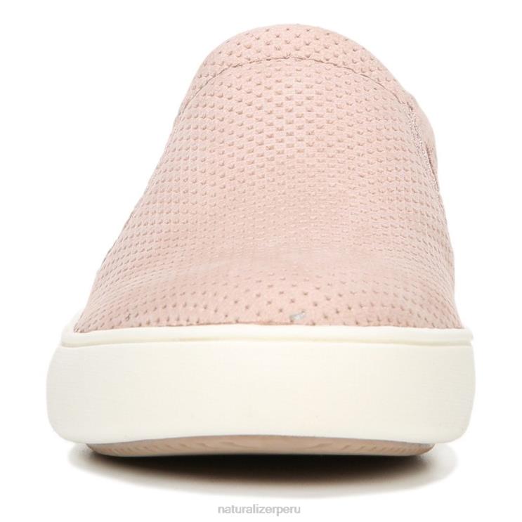 mujer Naturalizer cuero malva marianne slip en la zapatilla de deporte RTZ4T512 - Imagen 5