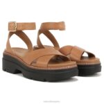 mujer Naturalizer cuero marrón caramelo sandalia darry RTZ4T34