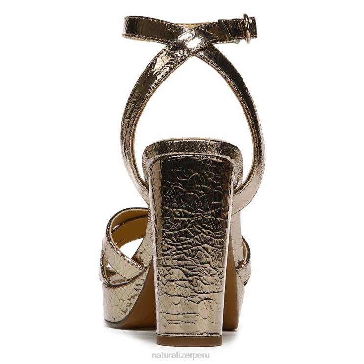 mujer Naturalizer cuero marron luna sandalia de vestir mallory RTZ4T495 - Imagen 6