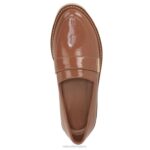 mujer Naturalizer cuero marrón mocasín adiline RTZ4T170 - Imagen 4