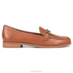mujer Naturalizer cuero marrón mocasín aserrador RTZ4T402 - Imagen 2