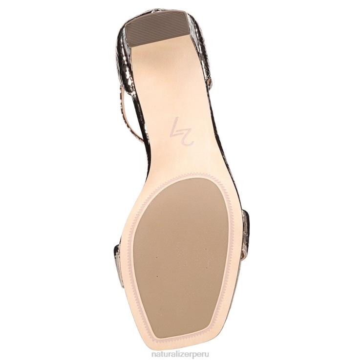 mujer Naturalizer cuero marrón oscuro sandalia de vestir iriss 27 edit RTZ4T117 - Imagen 7
