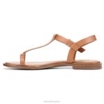 mujer Naturalizer cuero marrón té inglés sandalia fifi RTZ4T358 - Imagen 3