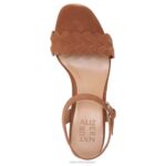 mujer Naturalizer cuero marrón té inglés sandalia pandora RTZ4T338 - Imagen 4