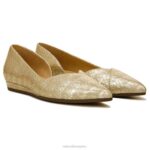 mujer Naturalizer cuero metalizado roble kristin plana RTZ4T265