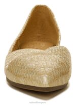 mujer Naturalizer cuero metalizado roble kristin plana RTZ4T265 - Imagen 5