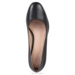 mujer Naturalizer cuero negro 27 editar bomba rebecca RTZ4T415 - Imagen 4