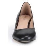 mujer Naturalizer cuero negro 27 editar bomba rebecca RTZ4T415 - Imagen 5