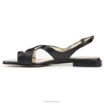 mujer Naturalizer cuero negro 27 editar sandalia nikki RTZ4T238 - Imagen 3