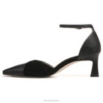 mujer Naturalizer cuero negro 27 editar vestido danica bomba RTZ4T137 - Imagen 3