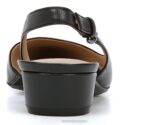 mujer Naturalizer cuero negro bancos puntiagudos planos RTZ4T82 - Imagen 6
