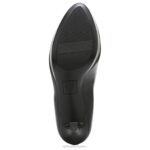 mujer Naturalizer cuero negro bomba camilla RTZ4T191 - Imagen 7