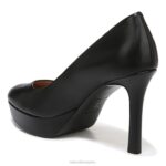 mujer Naturalizer cuero negro bomba camilla RTZ4T191 - Imagen 8