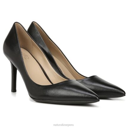 mujer Naturalizer cuero negro bomba de anna RTZ4T200