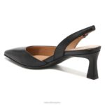mujer Naturalizer cuero negro bomba destalonada Dalary RTZ4T104 - Imagen 8