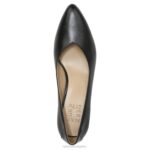 mujer Naturalizer cuero negro bomba malynn RTZ4T592 - Imagen 4