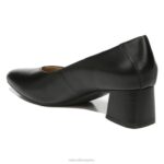 mujer Naturalizer cuero negro bomba malynn RTZ4T592 - Imagen 8
