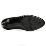 mujer Naturalizer cuero negro bomba michelle RTZ4T534 - Imagen 7