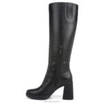 mujer Naturalizer cuero negro bota alta hasta la rodilla gen n align RTZ4T373 - Imagen 3