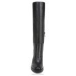 mujer Naturalizer cuero negro bota alta hasta la rodilla gen n align RTZ4T373 - Imagen 5