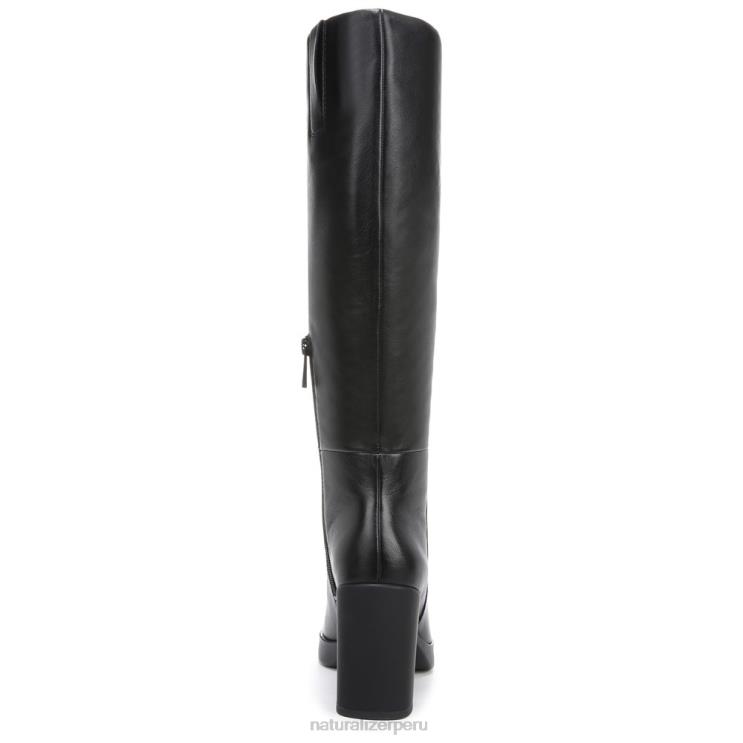 mujer Naturalizer cuero negro bota alta hasta la rodilla gen n align RTZ4T373 - Imagen 6